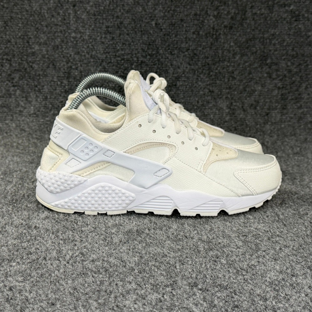 Nike Air Huarache Run Shoes Women's 8.5 White Athletic Retro‎ Running Sneakers